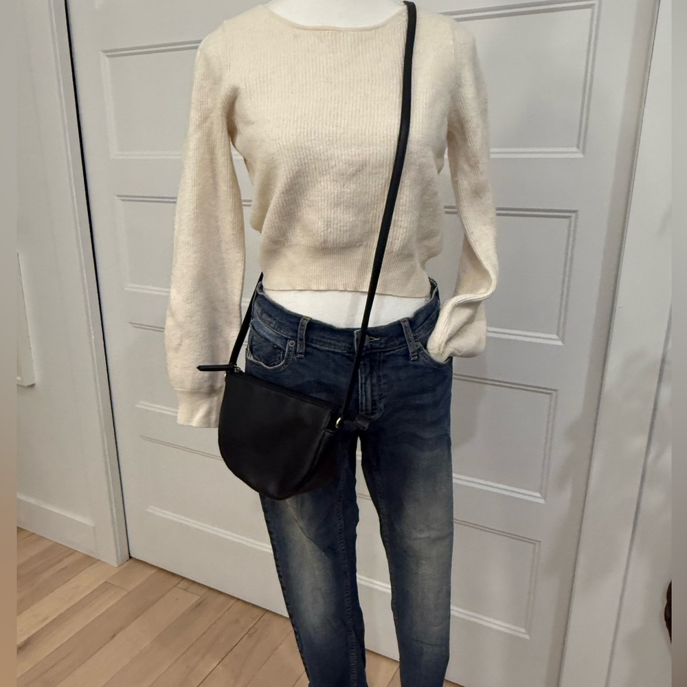 Black cross body bag